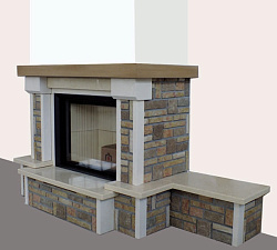 Облицовка Giada 76 sx с банк. (EdilKamin)